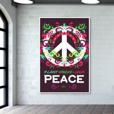 Peace Slogan Wall Art