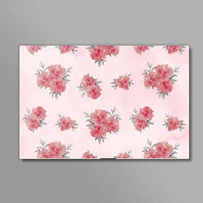 Digitally Painted Floral Pattern - Pink Wall Art