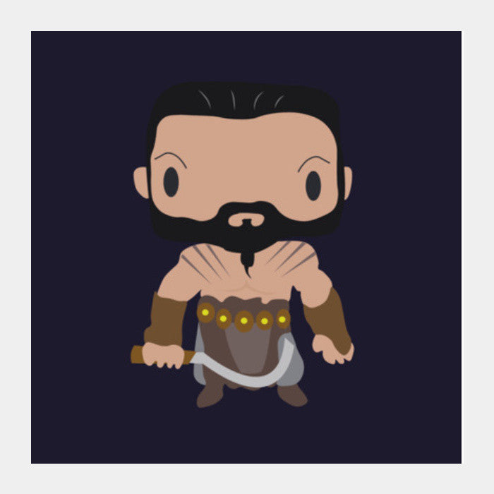Khal Drogo Games Of Throne Funny Square Art Prints PosterGully Specials