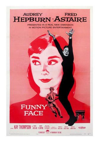 Funny Face Audrey  Wall Art