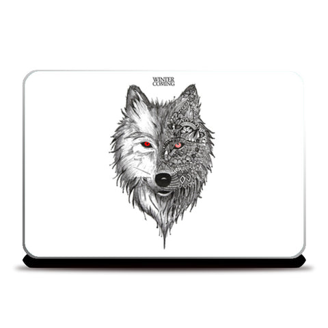 Game Of Thrones | Winter is Coming | Wolf Laptop Skins