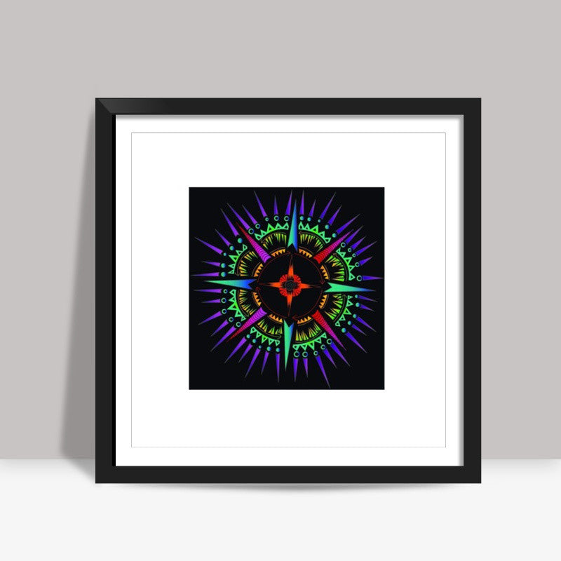 Trippy design  Square Art Prints