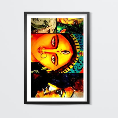 ma durga  Wall Art