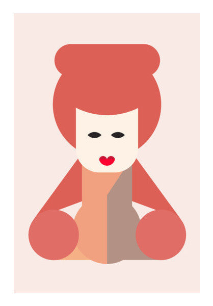 Chinese Cultural Beautiful Women Art PosterGully Specials