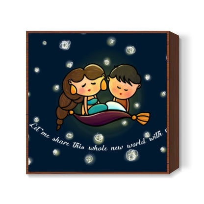 A Whole New World Square Art Prints