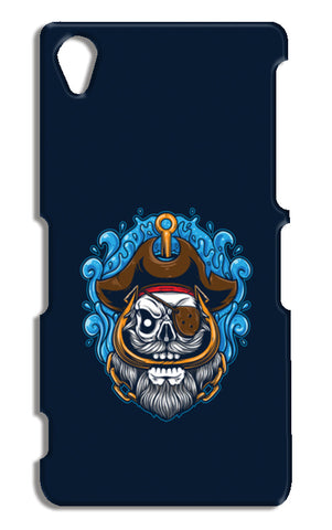 Skull Cartoon Pirate Sony Xperia Z2 Cases