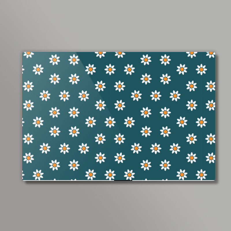 Blue and Yellow Floral Wall Art