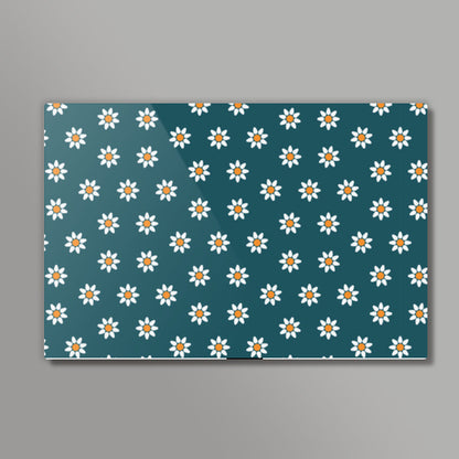 Blue and Yellow Floral Wall Art