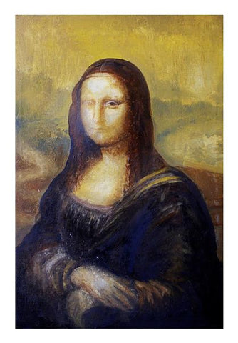 PosterGully Specials, One-eyed Mona Lisa Wall Art