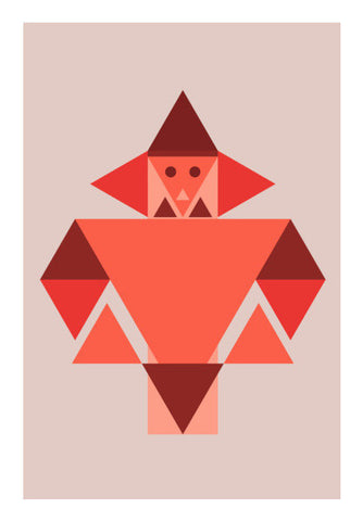 Geometric Triangle Art Art PosterGully Specials