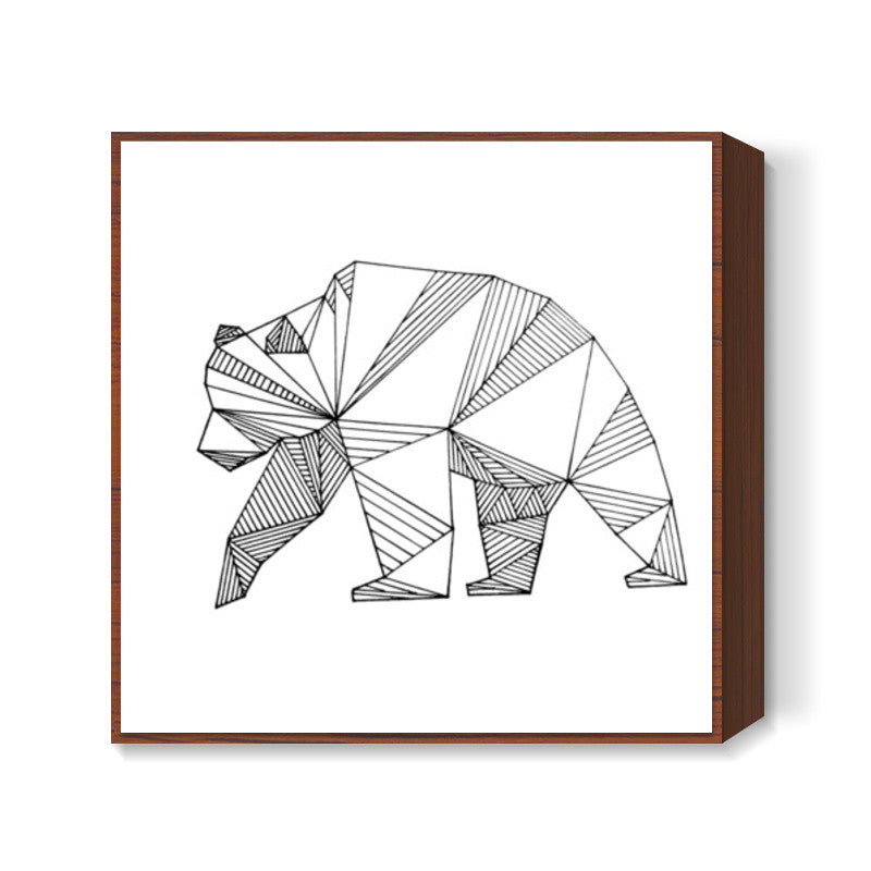 Meandering Bear Square Art Prints