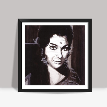 Sharmila Tagore has acted in several different kinds of movies Square Art Prints