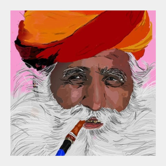colours of india Square Art Prints
