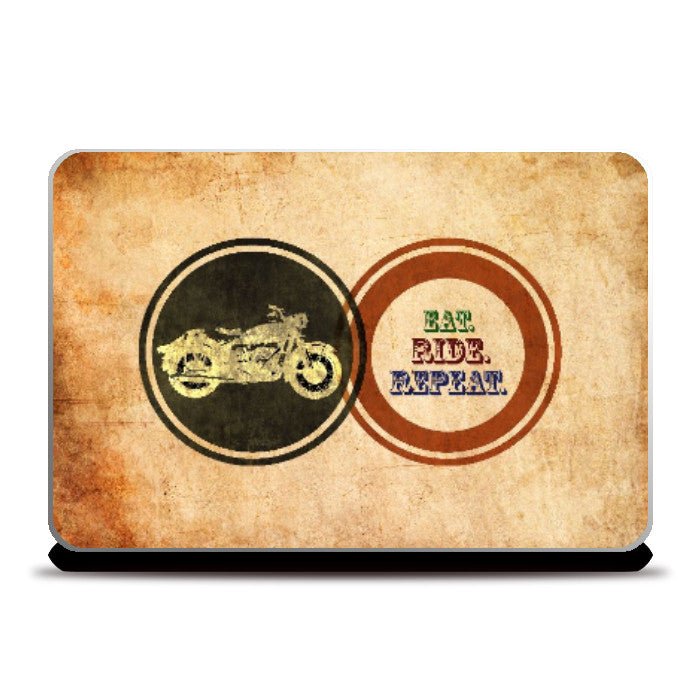 Laptop Skins, Eat Ride Repeat Laptop Skin