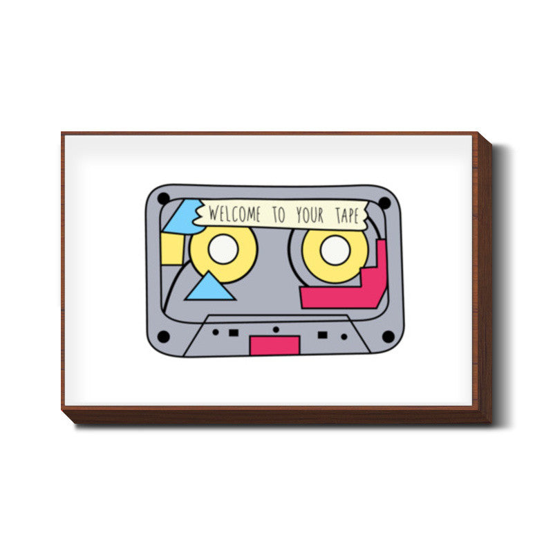 13 reasons why retro tape Wall Art