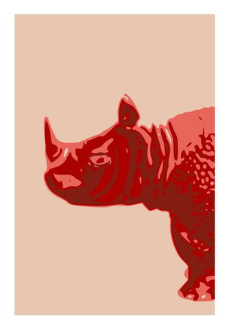 PosterGully Specials, Abstract Rhino Wall Art