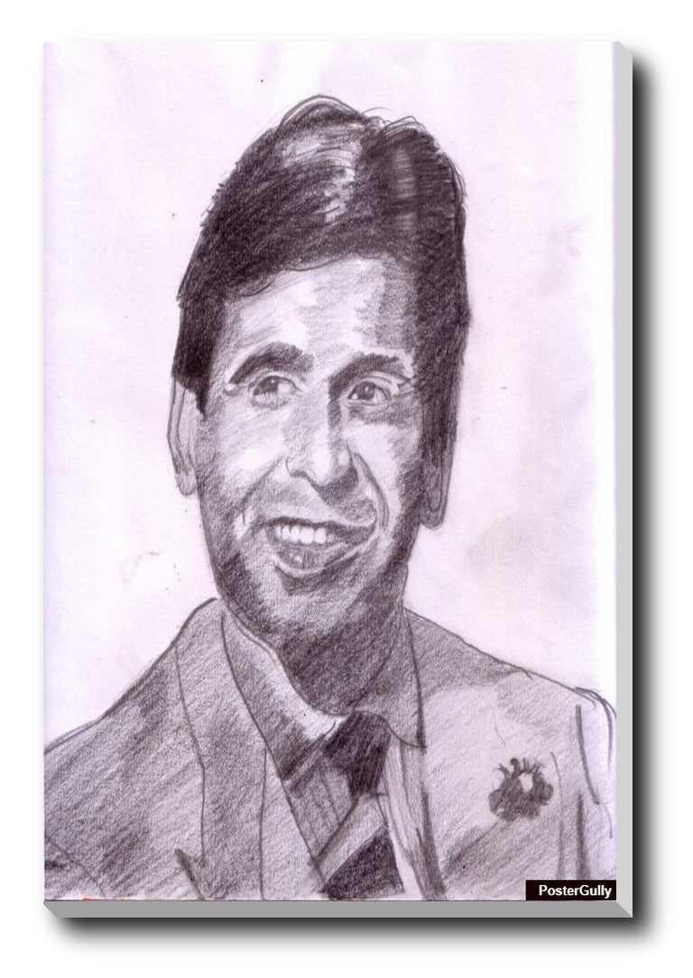 Brand New Designs, Dilip Kumar Sketch Artwork | Artist Saurabh Turakhia, - PosterGully - 3