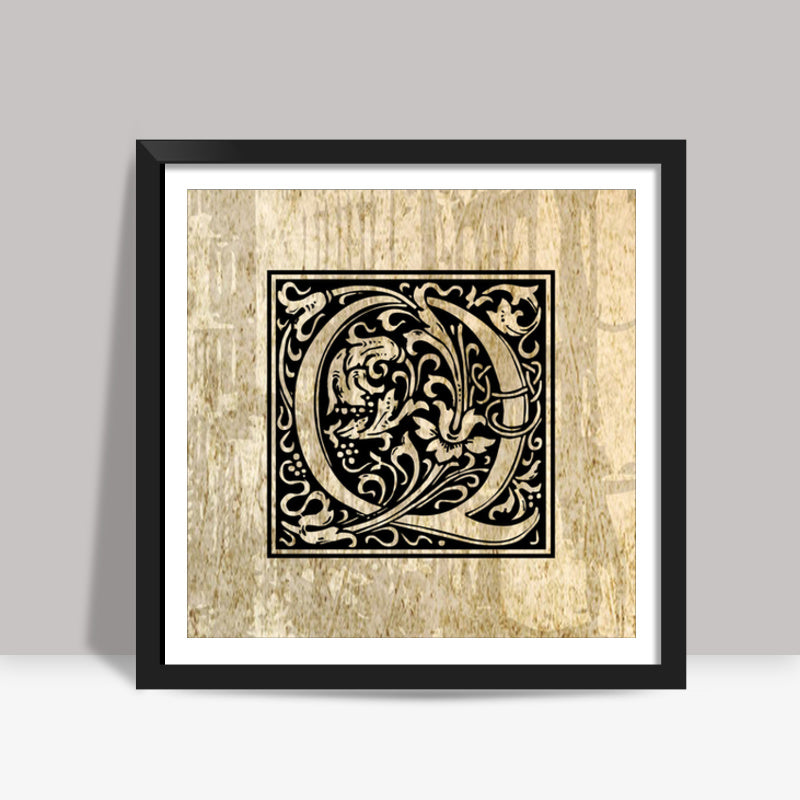 Ornate Q Square Art Prints