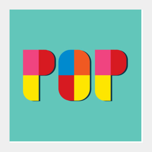 Pop Square Art Prints