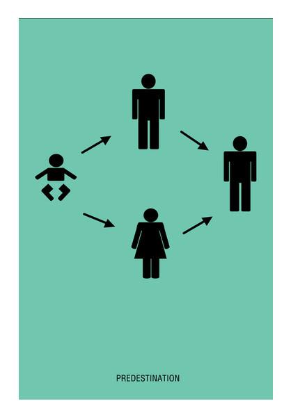 PosterGully Specials, PREDESTINATION Movie Wall Art Wall Art