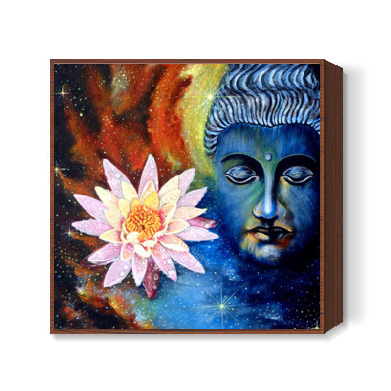 Lord Buddha 1 Square Art Prints