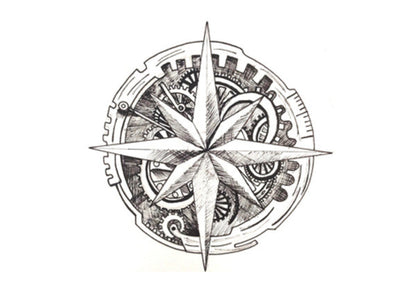 Antique Compass Wall Art