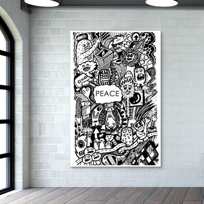 Peace Wall Art | Artist bhaumik