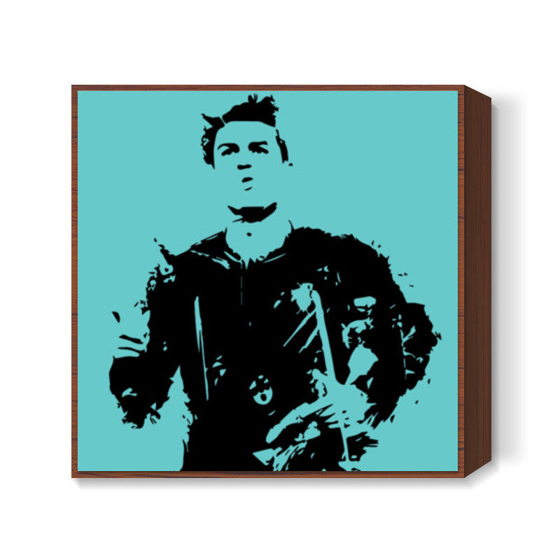 Ronaldo Minimal Design Square Art Prints