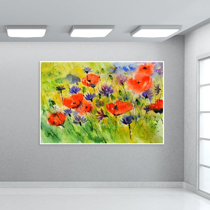 Watercolor poppies 365151 Wall Art