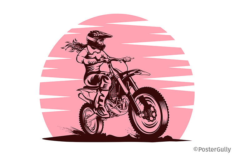 Lady Rider Bullet Artwork