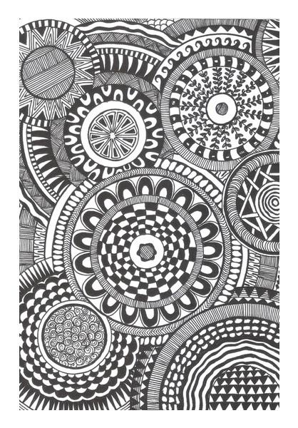 PosterGully Specials, Prints in Circles Wall Art