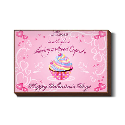 Valentines Day Cupcake Wall Art