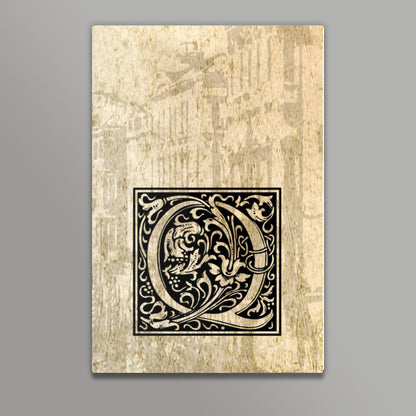 Ornate Q Wall Art