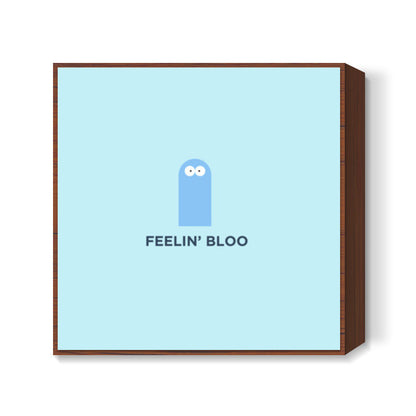 Minimal Retro Cartoon Fosters Home Bloo Square Art Prints