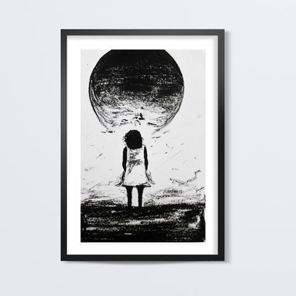 THE LONELY GIRL Wall Art