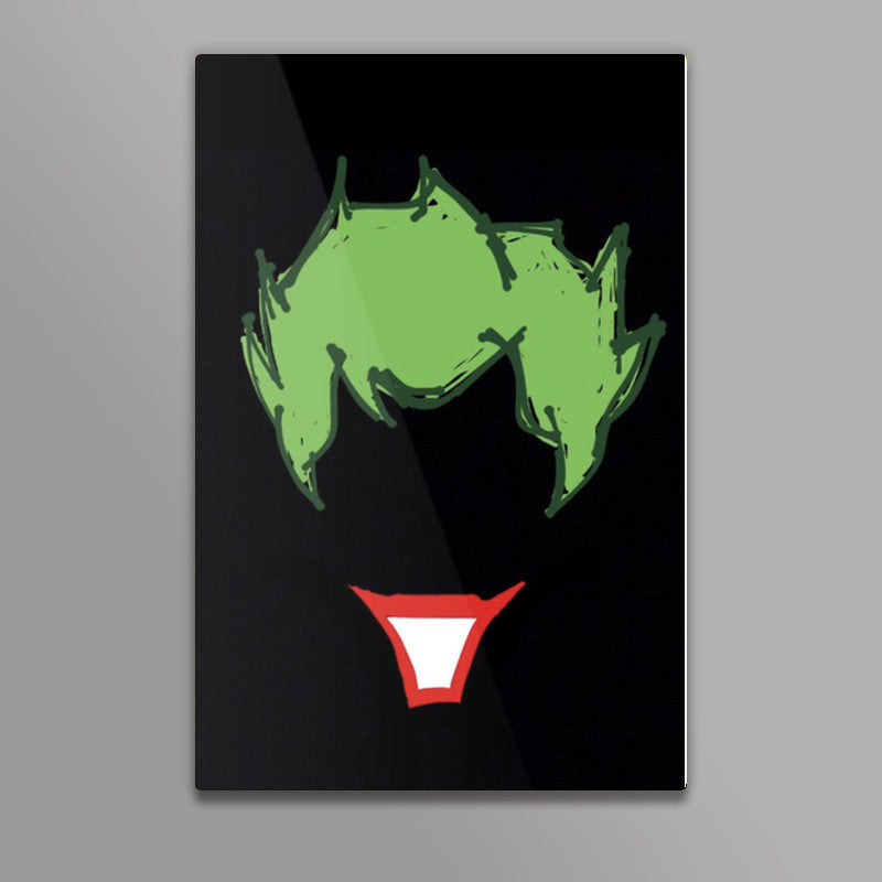 Joker Batman Minimal Doodle Wall Art