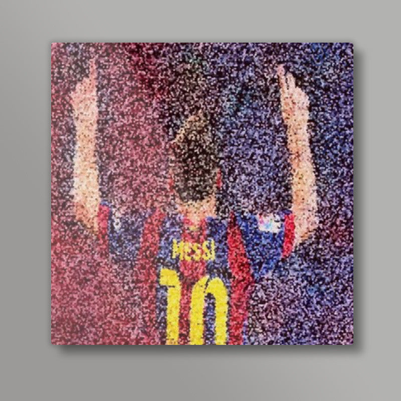 Messi Square Art Prints