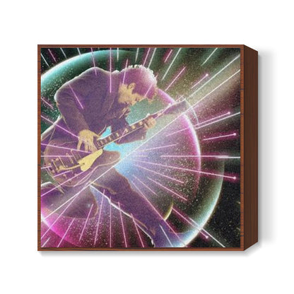 Retro Futuristic Square Art Print