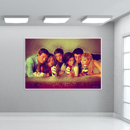 Friends TV Painting Wall Art