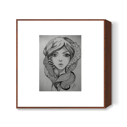 Pencil Sketches Square Art Prints
