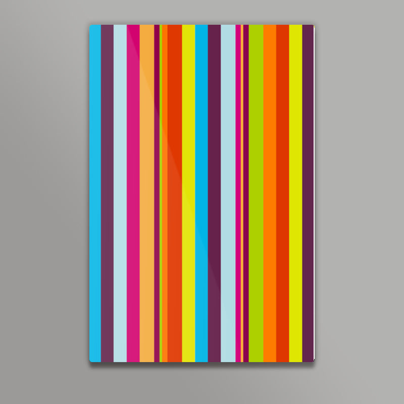 Vibrant Stripes Wall Art