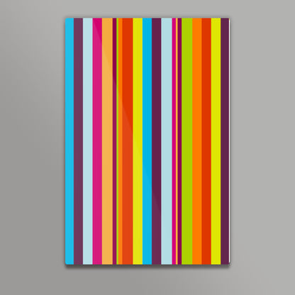 Vibrant Stripes Wall Art