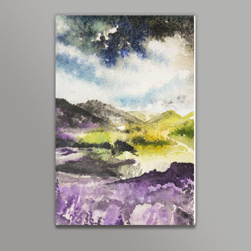 Lavender fields Wall Art