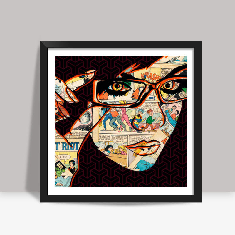 Stares Aplenty Square Art Prints