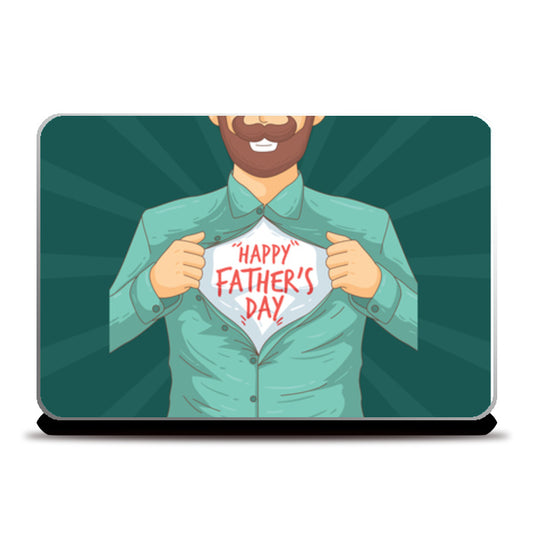 Fathers Day On Chest | #Fathers Day Special  Laptop Skins