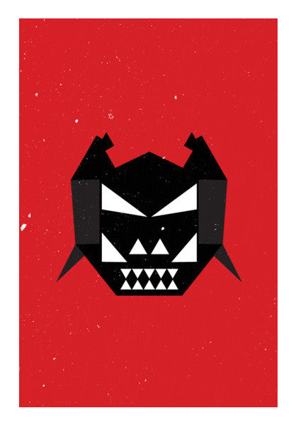 Killer Mask With Red Art PosterGully Specials