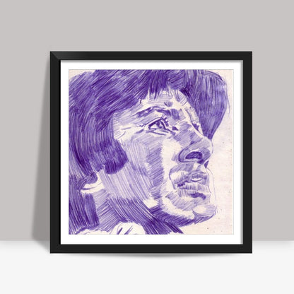 Bollywood superstar Amitabh Bachchan has his eyes set on the long run Square Art Prints