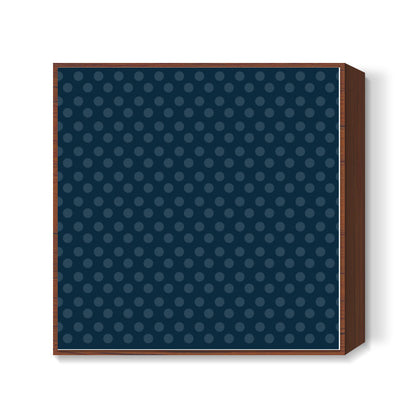 Blue Dots Square Art Prints