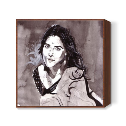 Vidya Balan has created her own niche in Bollywood Square Art Prints