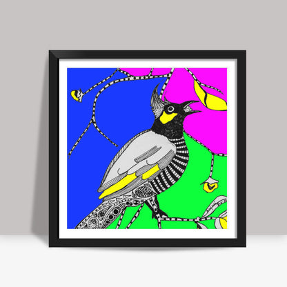 Father Bulbul Square Art Prints